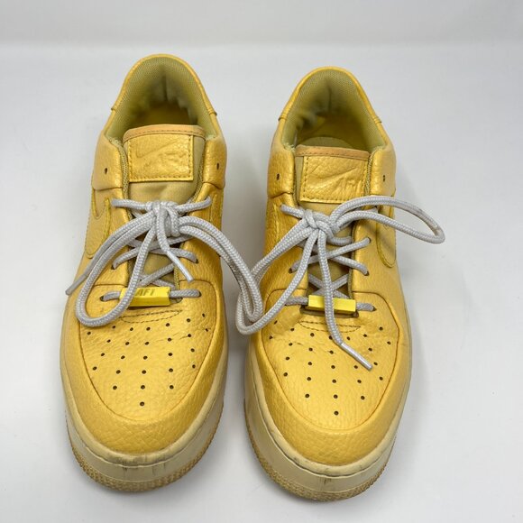 Nike Air Force 1 Sage Low Topaz Gold yellow AR5339-700 Women’s 7.5 - Picture 3 of 8